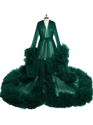 Puffy Ruffles Luxury Robe