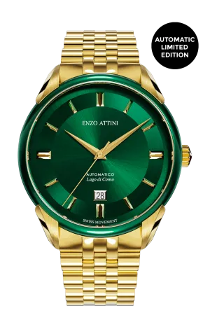 "Lago di Como" Automatic  - President Bracelet  / Swiss Movement